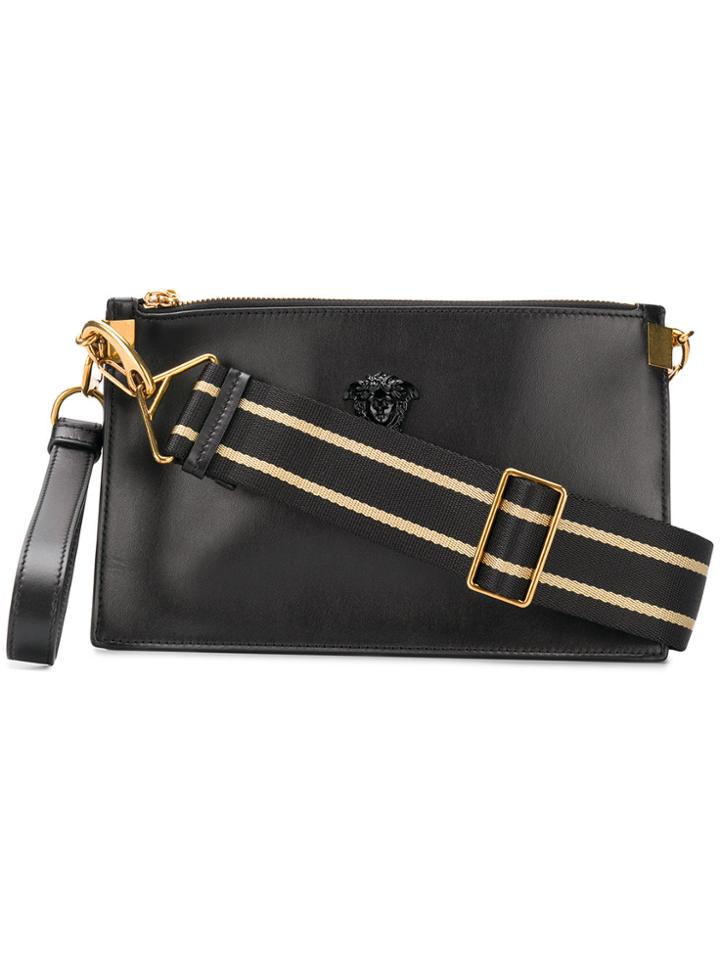 Versace Small Medusa Clutch - Black