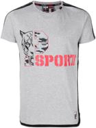 Plein Sport Tiger Slogan Print T-shirt - Grey