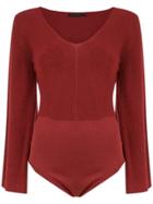 Alcaçuz Gilvan Bodysuit - Red