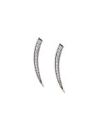 Eshvi Diamond Fang Earrings
