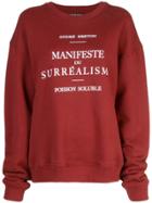 Enfants Riches Déprimés Manifeste Du Surréalisme Sweatshirt - Red