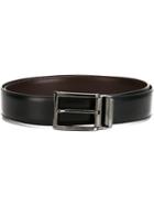 Salvatore Ferragamo Classic Belt, Men's, Size: 105, Black, Calf Leather