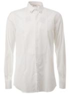 Neil Barrett Pierced Collar Bib Shirt