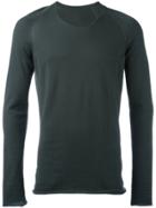 Label Under Construction Crew Neck Jumper - Grey