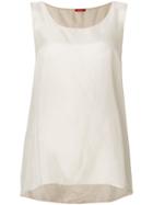 Apuntob Loose Fit Tank Top - White