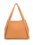 Albano Studded Tote - Brown