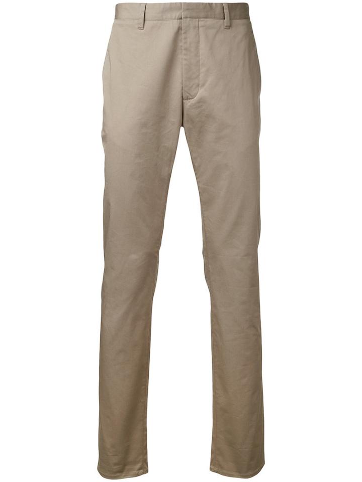 Cerruti 1881 Chino Trousers, Men's, Size: 48, Brown, Cotton/spandex/elastane