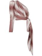 Alexandre Vauthier Polka-dot Blouse - Red