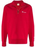 Champion Half-zip Sweatshirt - Red