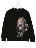 Marcelo Burlon County Of Milan Kids - Cheuj Sweatshirt - Kids - Cotton/polyester - 8 Yrs, Black