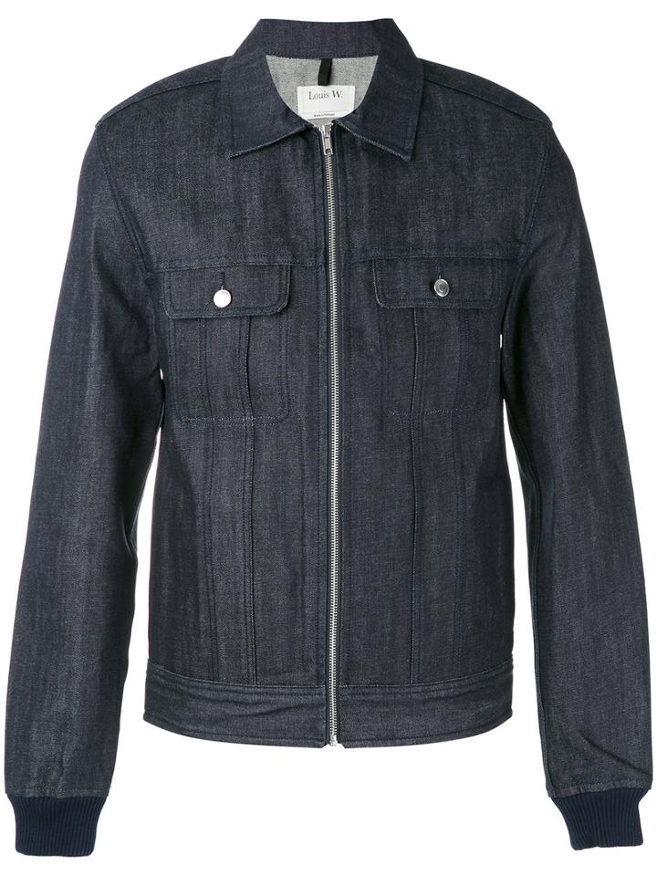A.p.c. - Zipped Denim Shirt Jacket - Men - Cotton - S, Blue, Cotton
