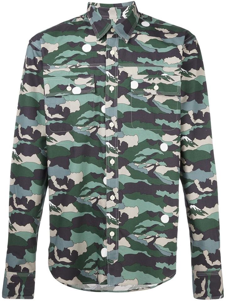 Maison Kitsuné Camouflage Print Shirt