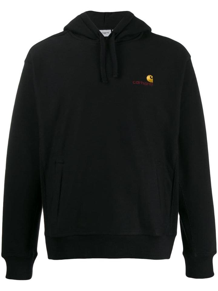 Carhartt Wip Embroidered Logo Hoodie - Black