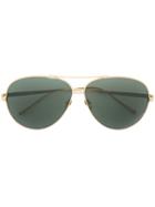 Linda Farrow - Aviator Sunglasses - Women - Acetate - One Size, Women's, Black, Acetate