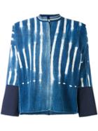 Forte Forte - Raw Printed Denim Jacket - Women - Cotton - 3, Blue, Cotton