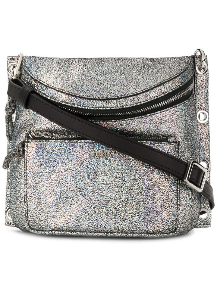 Furla Arcobalove Crossbody Bag - Silver
