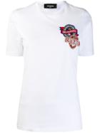 Dsquared2 T-shirt With Beer Patches - White