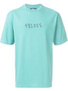 Thames Logo Print T-shirt - Green