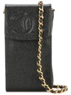 Chanel Pre-owned Chain Shoulder Bag Phone Case - Black