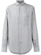 Loro Piana Alain Striped Shirt - White