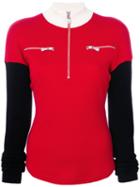 Versus - Zipped Collar Jumper - Women - Wool - 38, Red, Wool