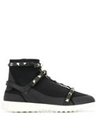 Valentino Valentino Garavani Rockstud Caged Sneakers - Black