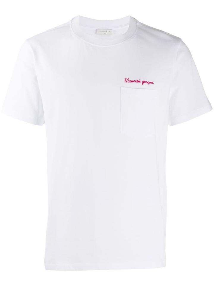 Sandro Paris Mauvais Garçon T-shirt - White