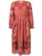 Ulla Johnson Embroidered Floral Dress
