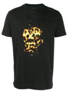 Ps Paul Smith Leopard-print Skull T-shirt - Black