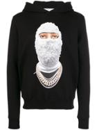 Ih Nom Uh Nit Gold Face Hoodie - Black