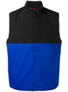 The North Face Colour Block Zipped Waistcoat - Blue