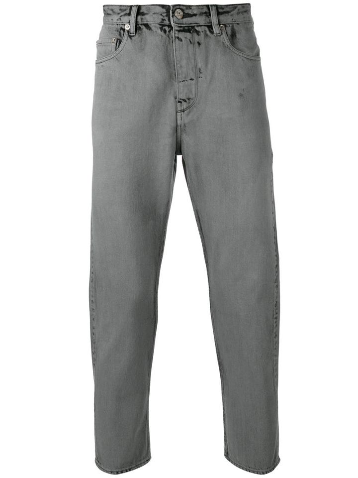 Golden Goose Deluxe Brand Tapered Jeans, Men's, Size: 30, Grey, Cotton