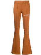 Palm Angels Flared Leg Trousers - Brown