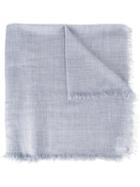 Cruciani Raw Edge Scarf, Women's, Grey, Silk/cashmere