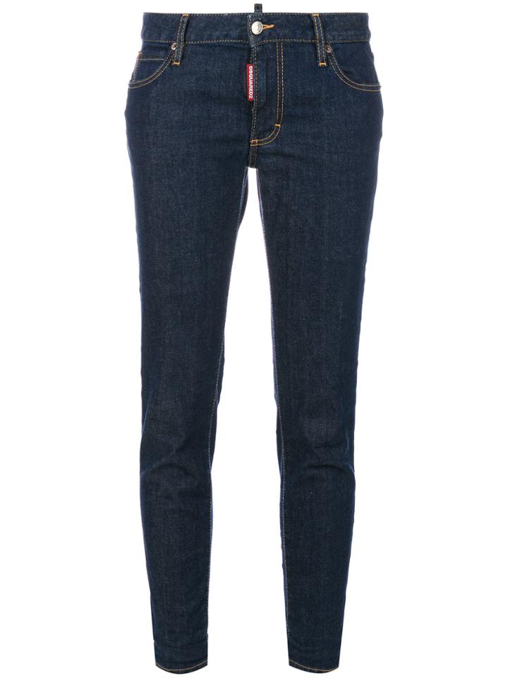 Dsquared2 Medium-waisted Twiggy Jeans - Black