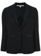 Veronica Beard Scuba Schoolboy Jacket - Blue