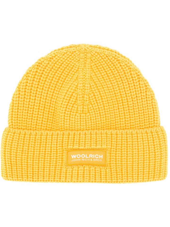 Woolrich Folded Beanie - Yellow & Orange