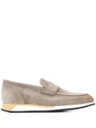 Santoni Relaxed Style Loafers - Grey