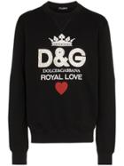 Dolce & Gabbana Logo Print Sweatshirt - Black