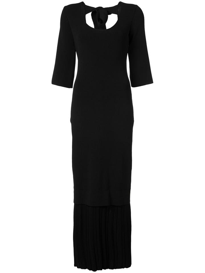 Josh Goot Scoop Neck Dress, Women's, Size: Medium, Black, Viscose/polyamide