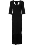 Josh Goot Scoop Neck Dress, Women's, Size: Medium, Black, Viscose/polyamide