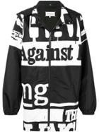 Maison Margiela Printed Zipped Coat - Black