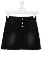 Calvin Klein Kids Teen Mini Denim Skirt - Black