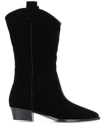 Gia Couture Quarz Boots - Black