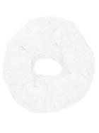 Yves Salomon Rabbit Fur Infinity Scarf, Women's, White, Rabbit Fur