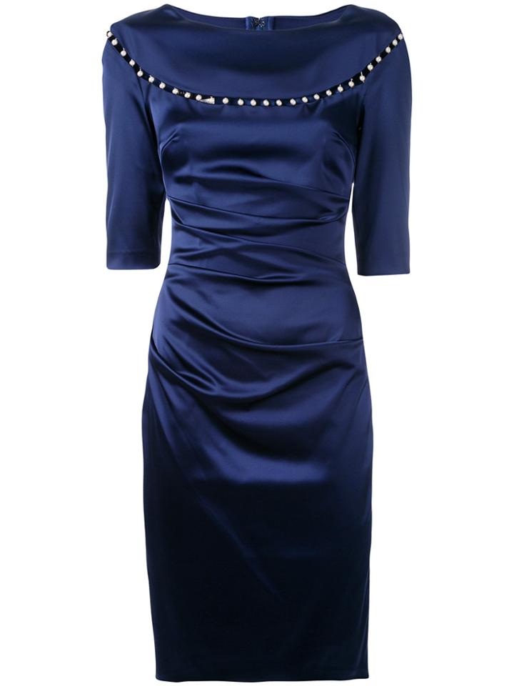 Talbot Runhof Morena Dress - Blue