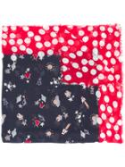 Emporio Armani Space Print Scarf - Blue