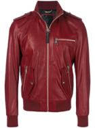 Philipp Plein Retro Zipped Jacket - Red