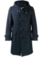 Mackintosh Weir Dark Navy Wool Duffle Coat Gm-013 - Blue