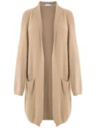 Mara Mac Knitted Long Cardigan - Neutrals